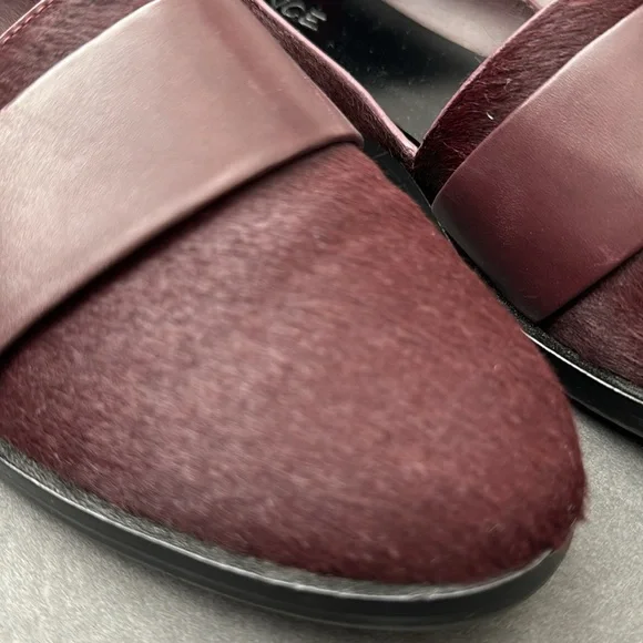 Stylish Vince. 'Fig' Color Calf Hair 'Mason' Loafer Flats size 7.5M - Picture 7 of 10